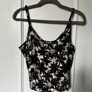 Sunday Best Black and White Fitted Camisole